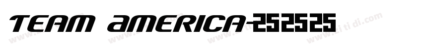 Team America字体转换